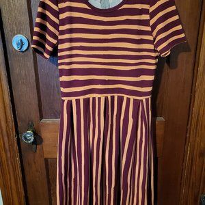 Striped Amelia dress